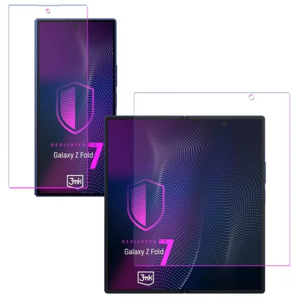 3MK SilverProtection+ antimikrobiális fólia a Samsung Galaxy Z Fold 7 hajtogatott kiadásához