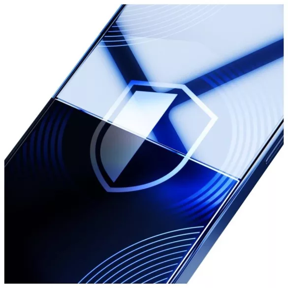 Adatvédelmi üveg 3MK HardGlass Matt Max Privacy az Apple iPhone Air készülékhez