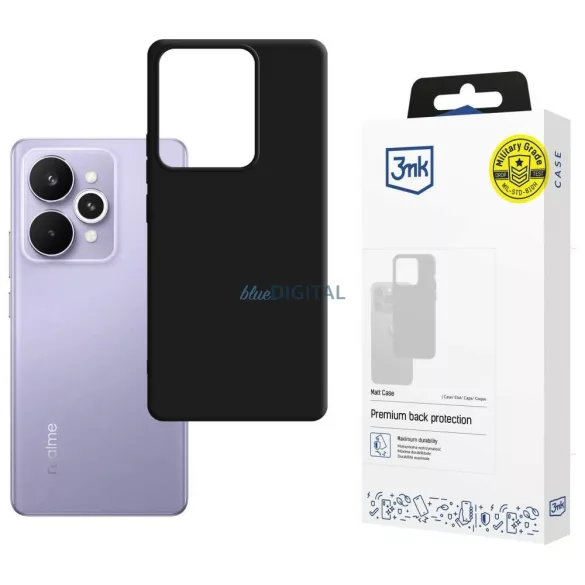 3MK Matt tok Realme 15 5G/15 Pro 5G készülékhez, fekete