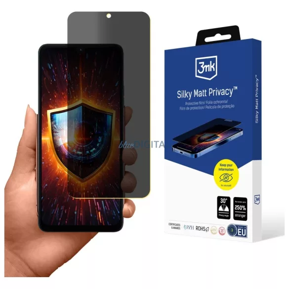 3MK Selymes matt adatvédelmi fólia Motorola Moto G06/Moto G06 Power készülékhez