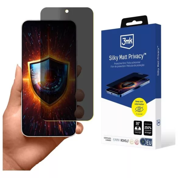 3MK Silky Matt adatvédelmi fólia a Vivo X300-hoz
