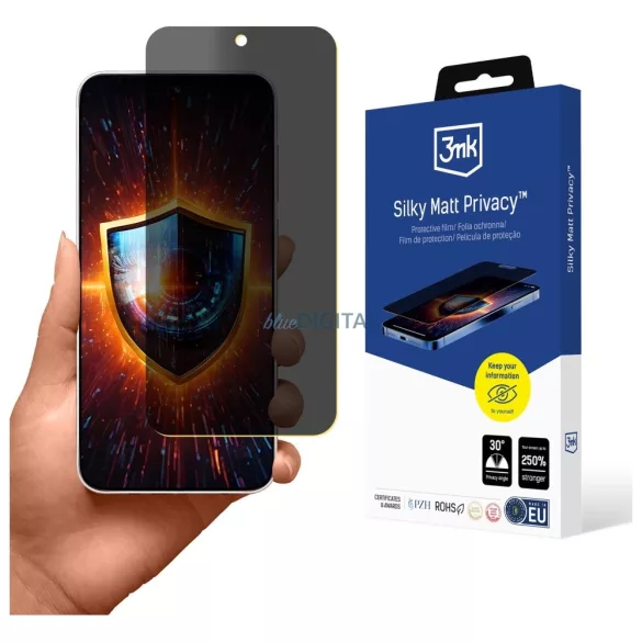 3MK Silky Matt adatvédelmi fólia a Vivo X300-hoz