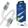 3MK Hyper Cable N-SERIES USB-C - Lightning kábel 3m PD 3.0 9V/3A 27W - fehér