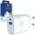 3MK FlowPower fali töltő USB-A + USB-C 25W PD QC4+ - fehér