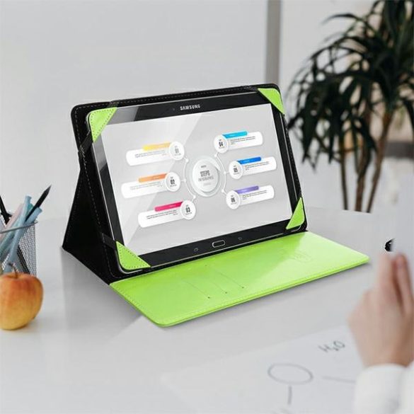 Etui Blun univerzális tok tabletre 12,4" UNT lime UNT lime