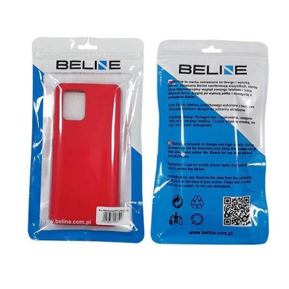 Beline Tok szilikon Samsung Galaxy S10 Lite G770/A91 piros tok