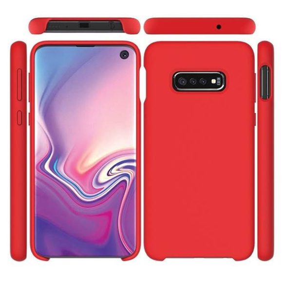 Beline Tok szilikon Samsung Galaxy S10 G973 piros tok