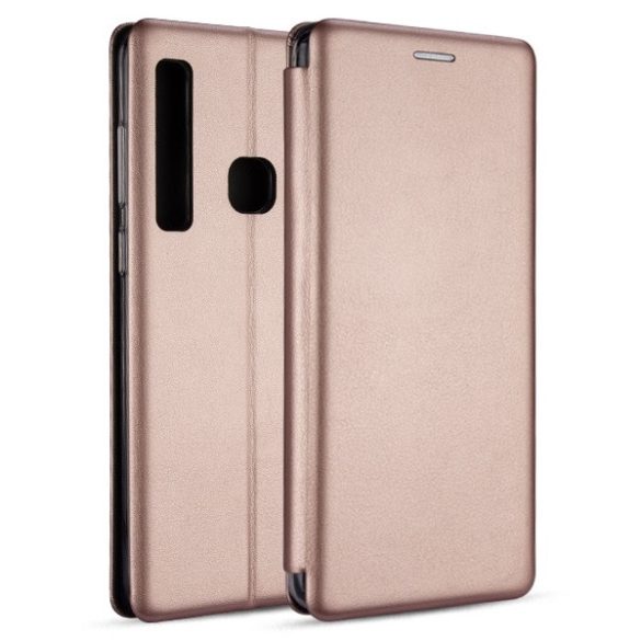 Beline Etui mágneses könyvtok Huawei P40 Lite E rózsa arany