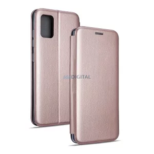 Beline Tok mágneses könyvtok Samsung A20s A207 rózsaarany tok