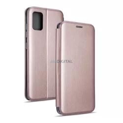 Beline Tok mágneses könyvtok Samsung M51 rózsaarany tok