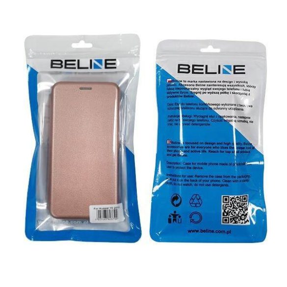 Beline Tok mágneses könyvtok Realme 7 Pro rózsaarany