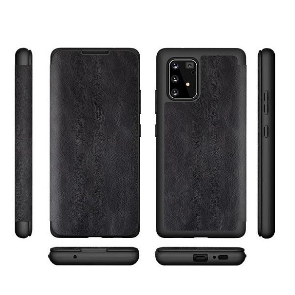 Beline Leather Book könyvtok iPhone 12 Mini - fekete