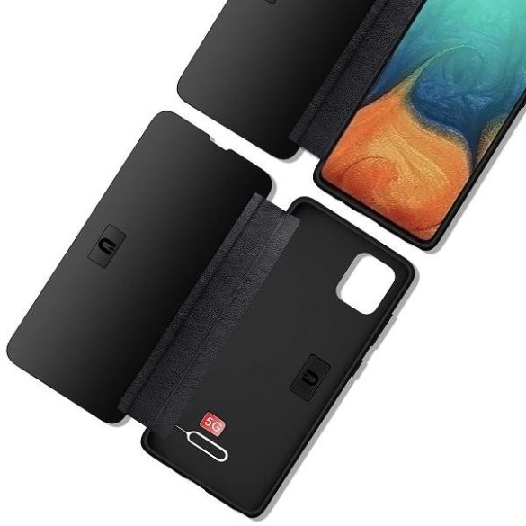 Beline Leather Book könyvtok iPhone 12 Mini - fekete