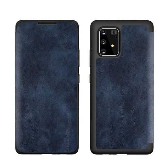 Beline Leather Book könyvtok iPhone 12 Mini - kék