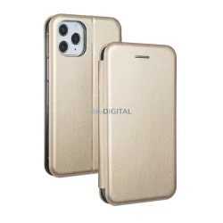 Beline Tok mágneses könyvtok iPhone 12 mini arany tok