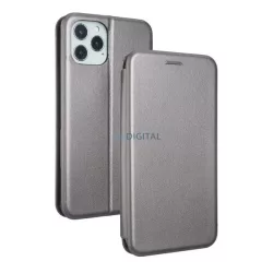   Beline Tok mágneses könyvtok iPhone 12/12 Pro 6,1" acélszürke