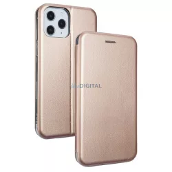   Beline Tok mágneses könyvtok iPhone 12 Pro Max 6,7" rózsaarany