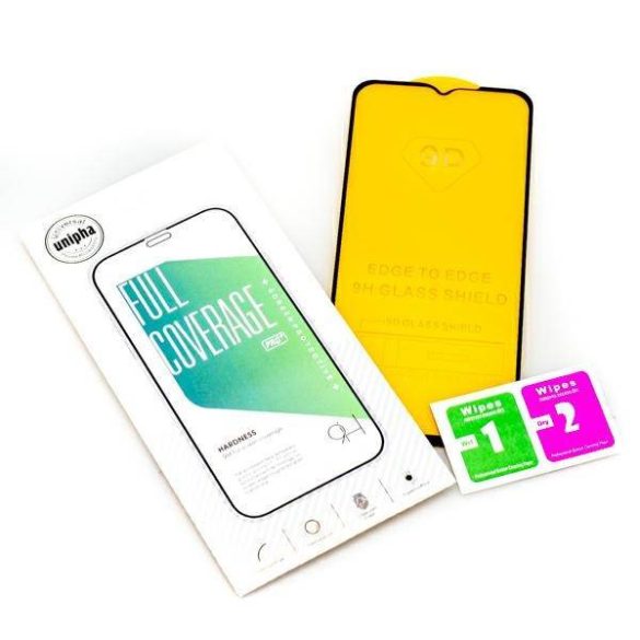 Edzett üveg 5D iPhone 7 Plus fehér keret, képernyővédő fólia nélkül