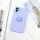 Beline Tok szilikon iPhone 12 Pro Max óceánkék tok gyűrűvel