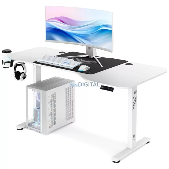 Diablo Chairs X-TENSIO 1600 állítható magasságú asztal - fehér