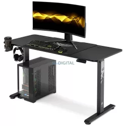   Diablo Chairs X-TENSIO 1400 állítható magasságú asztal - fekete