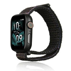 Beline Apple Watch Nylon óraszíj 38/40/41mm fekete