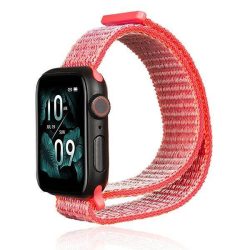   Beline Apple Watch Nylon óraszíj 42/45/45/49mm élénk rózsaszín