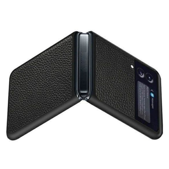Beline Tok Bőr Case Samsung Z Flip 3 fekete tok
