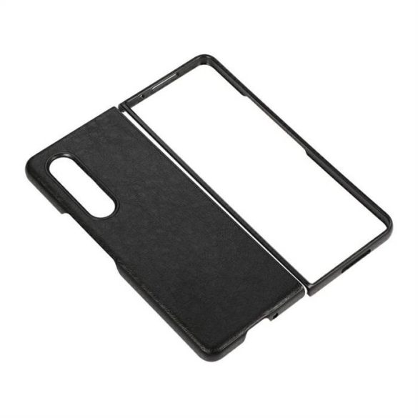 Beline Tok Bőr Case Samsung Z Fold 3 fekete tok