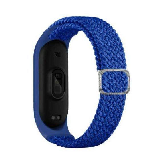 Beline óraszíj Mi Band 3/4 szövet kék