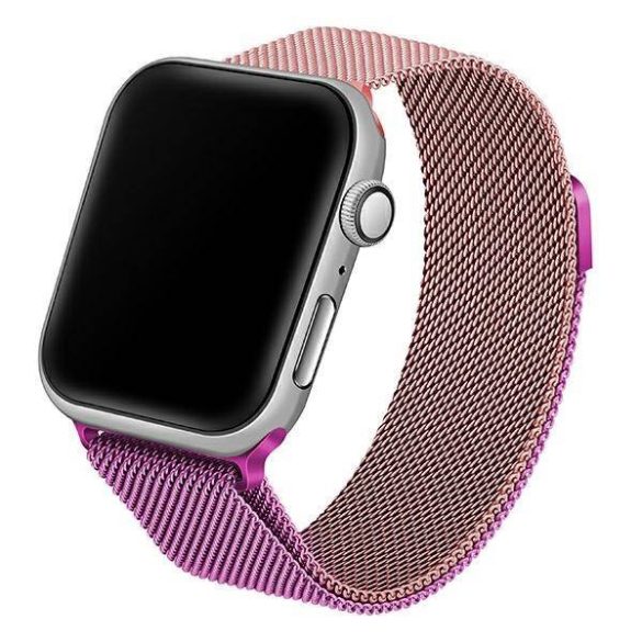 Beline Apple Watch fém óraszíj 42/44/45/49mm rózsaszín/lila