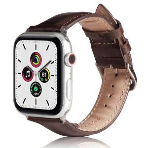 Beline Apple Watch bőr óraszíj 38/40/41mm barna