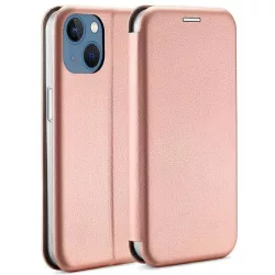   Beline Etui mágneses könyvtoktok iPhone 14 6.1" rózsaarany