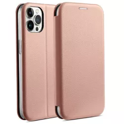   Beline Tok mágneses könyvtok iPhone 14 Pro 6,1" rózsaarany tok