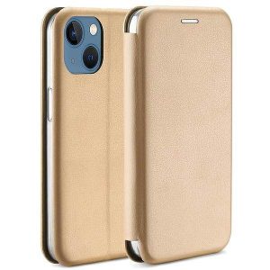 Beline Etui mágneses könyvtoktok iPhone 14 Plus / 15 Plus 6,7" arany