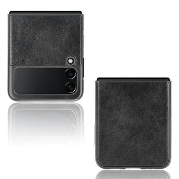 Beline Tok Bőr Case Samsung Z Flip 4 fekete tok
