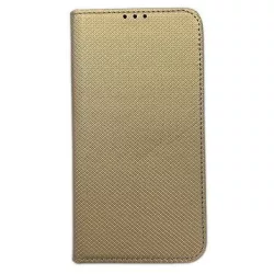   Etui Smart mágneses könyvtok iPhone 14 6.1" arany színben