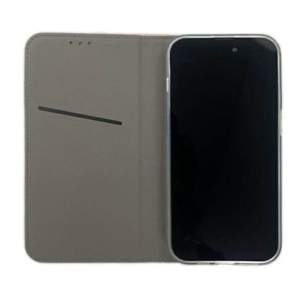Etui Smart mágneses könyvtok iPhone 14 / 15 / 13 6.1" rózsaarany