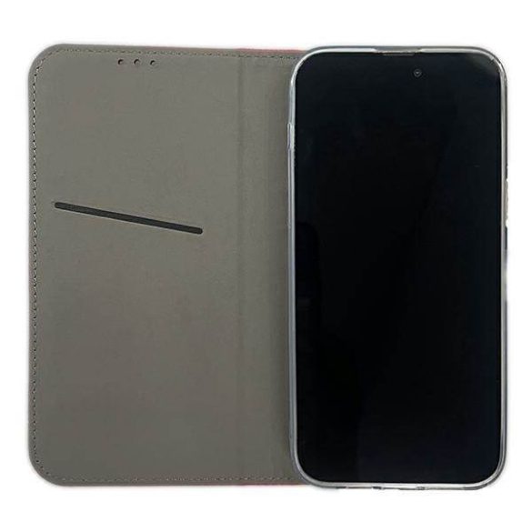 Etui Smart mágneses könyvtok iPhone 14 Plus / 15 Plus 6.7" piros