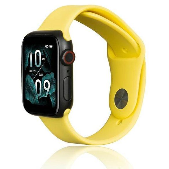 Beline Apple Watch szilikon óraszíj 38/40/41mm sárga