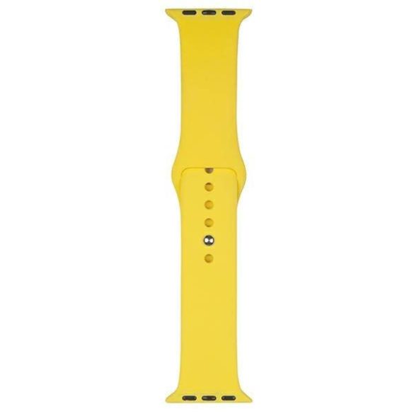 Beline Apple Watch szilikon óraszíj 42/44/45/49mm sárga