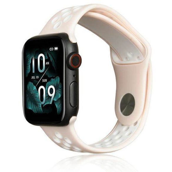 Beline Apple Watch Sport szilikon óraszíj 38/40/41mm rózsaszín