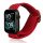 Beline Apple Watch textil óraszíj 42/44/45/49mm piros