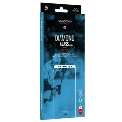   MS Diamond Glass Edge Oppo A16/A16s/A16K fekete Full Glue képernyővédő fólia