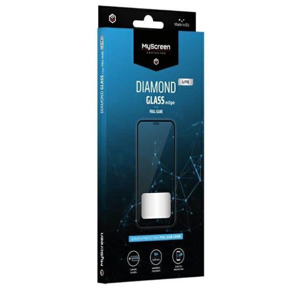 MS Diamond Glass Edge Lite Vivo Y55s 2021/Y55 5G/Y55s 2023 Full Glue Fekete fólia