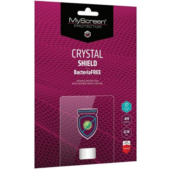 MS CRYSTAL BacteriaFREE iPad 10.9" 10 Gen (2022) fólia