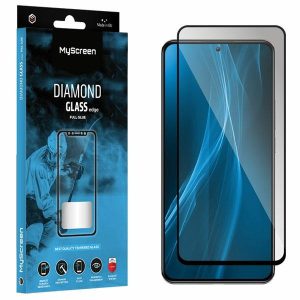 MS Diamond Glass Edge FG Xiaomi Poco F5 Pro fekete Teljes ragasztós fólia