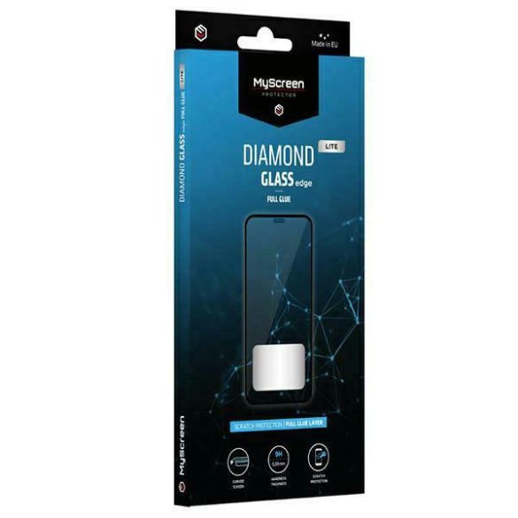 MS Diamond Glass Lite Edge FG Realme C53 /Narzo N53 fekete Teljes ragasztós fólia