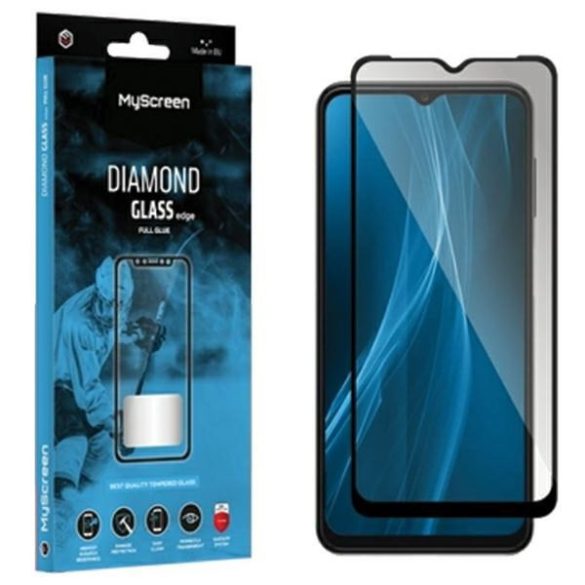MS Diamond Glass Edge FG Honor X6a fekete Full Glue teljes ragasztás fólia