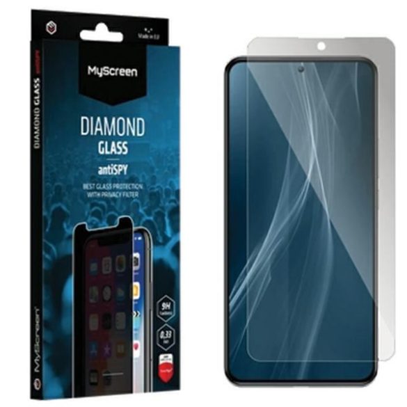 MS AntiSPY Diamond Glass iPhone 15 Pro 6.1" edzett üveg